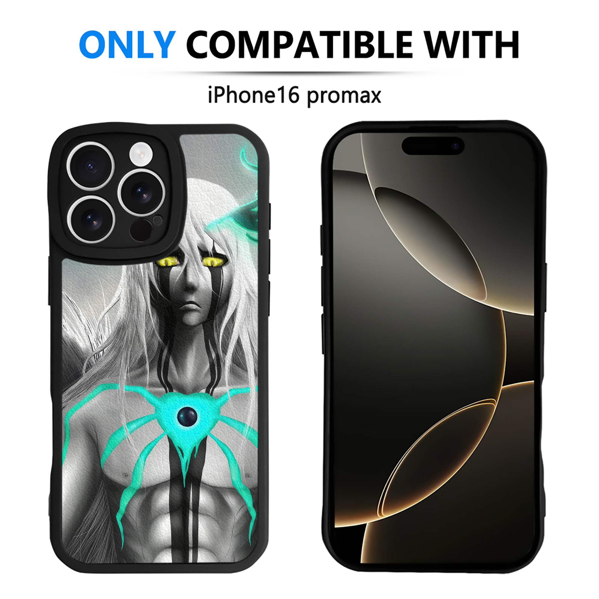 （画像用） ブリーチ BLEACH 【iPhone 16シリーズ対応】シリコンスマホケース（レザー調） 材質：シリコン